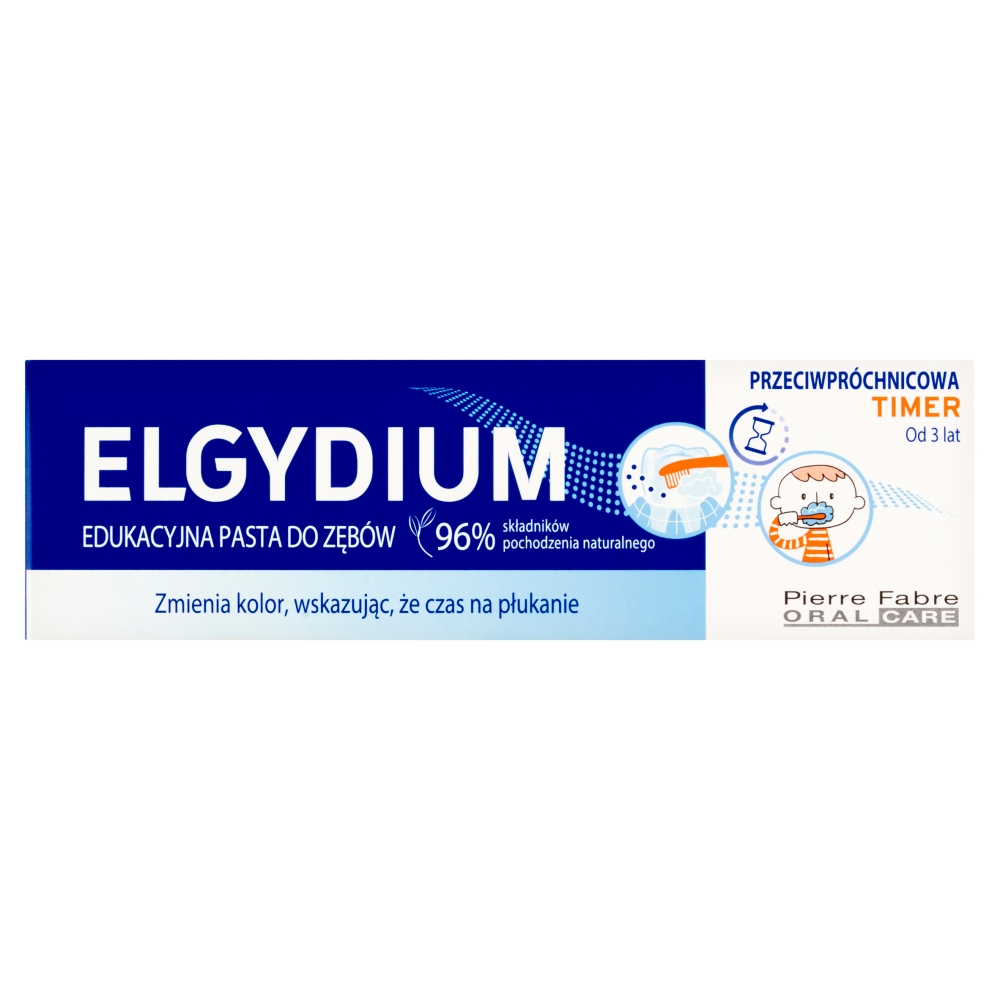 Elgydium Timer Edukacyjna Pasta do zębów 50 ml