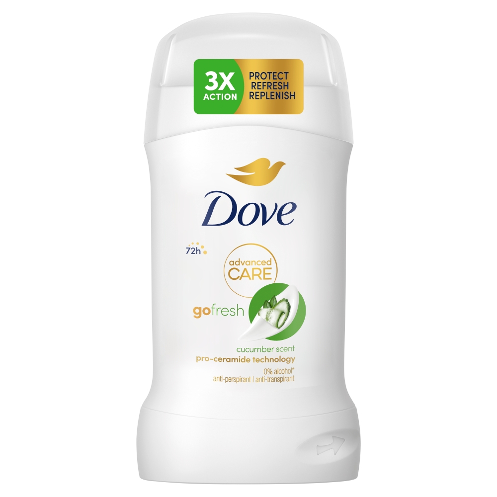 Dove Deo Stick Advanced, Antyperspirant, Cucumber&Green 