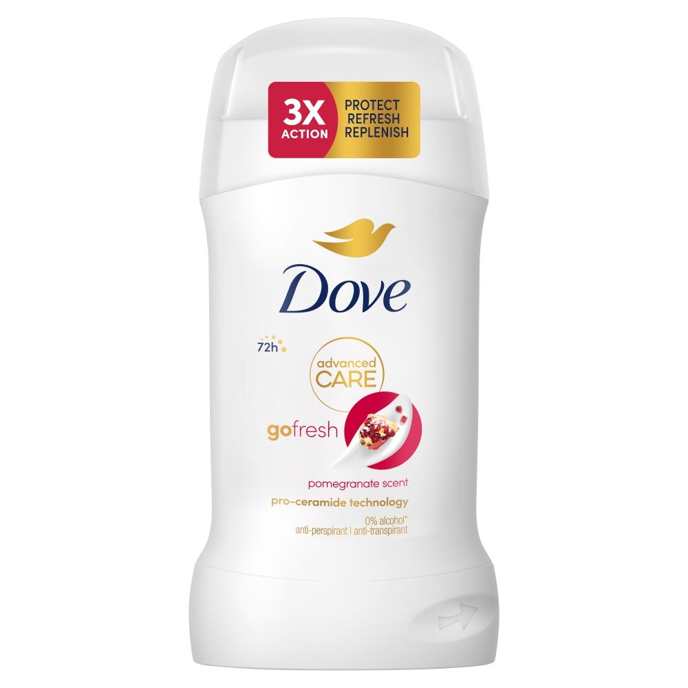 Dove Deo Stick Advanced, Antyperspirant, Pomegranate&Lemon, Verbena Scent