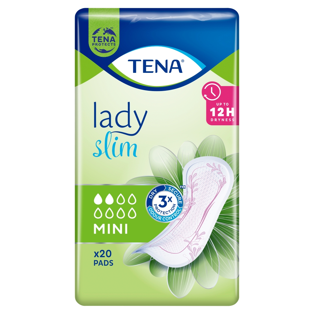 Tena Lady Slim Mini, Assorbenti per incontinenza urinaria per donne