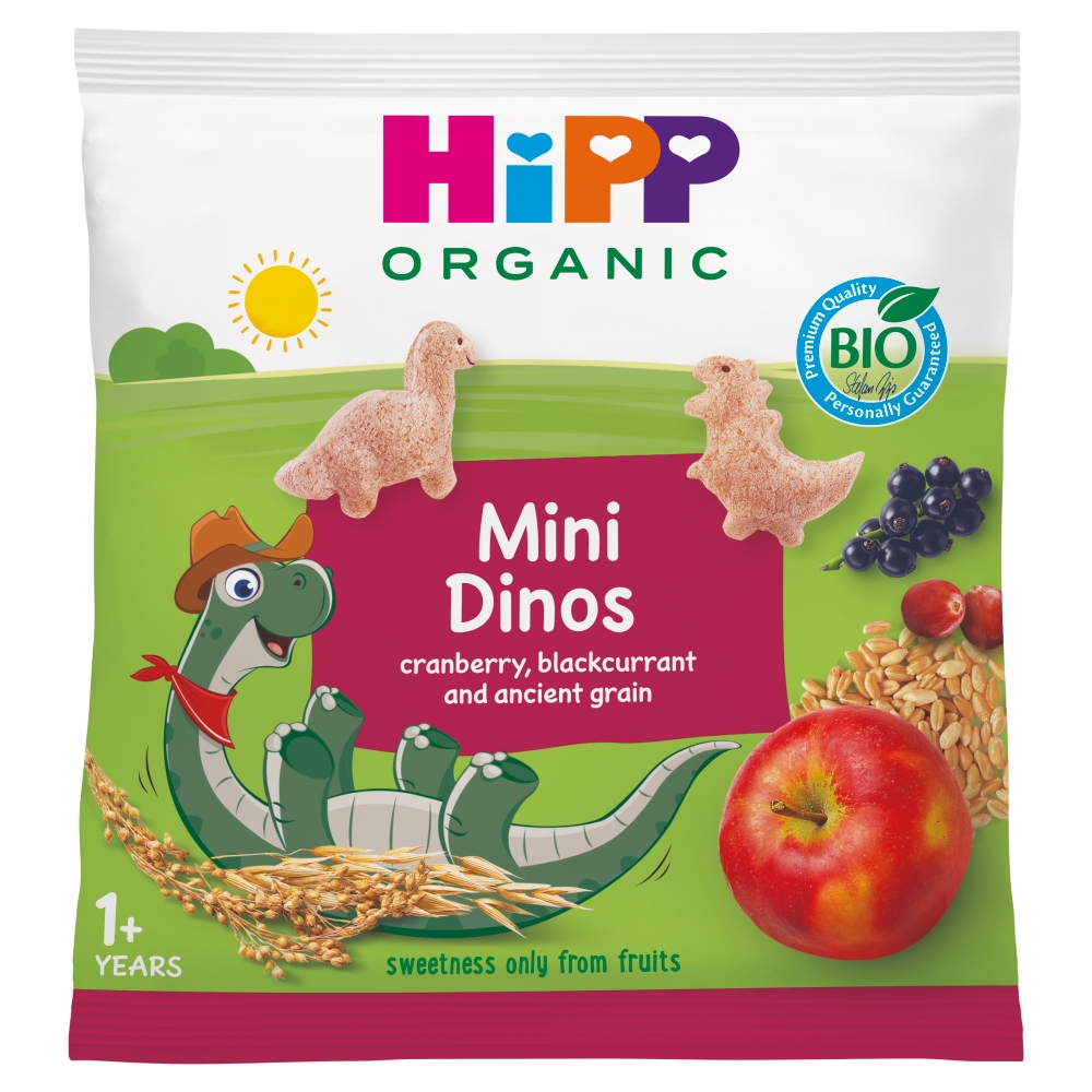 Hipp Chrupiące Dinozaury Bio przekąska 30 g