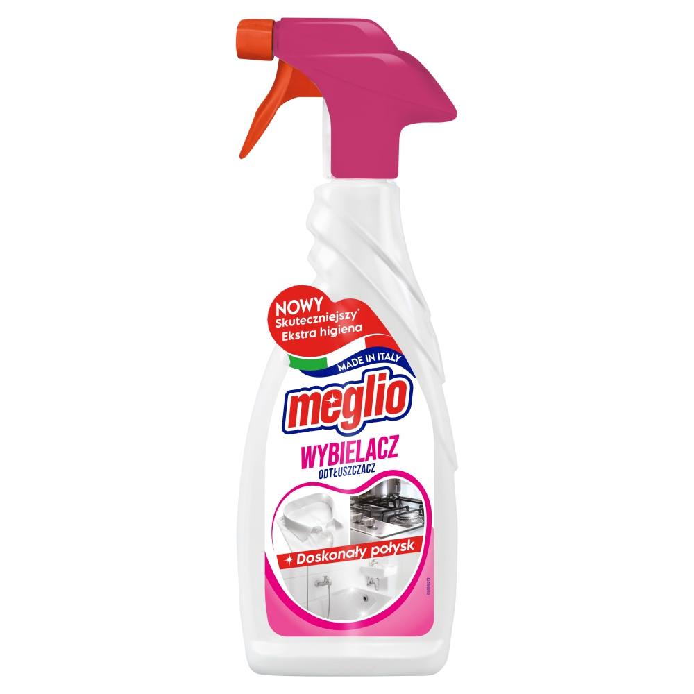 Meglio Odtłuszczacz + Wybielacz - środek w piance 650 ml  650 ml