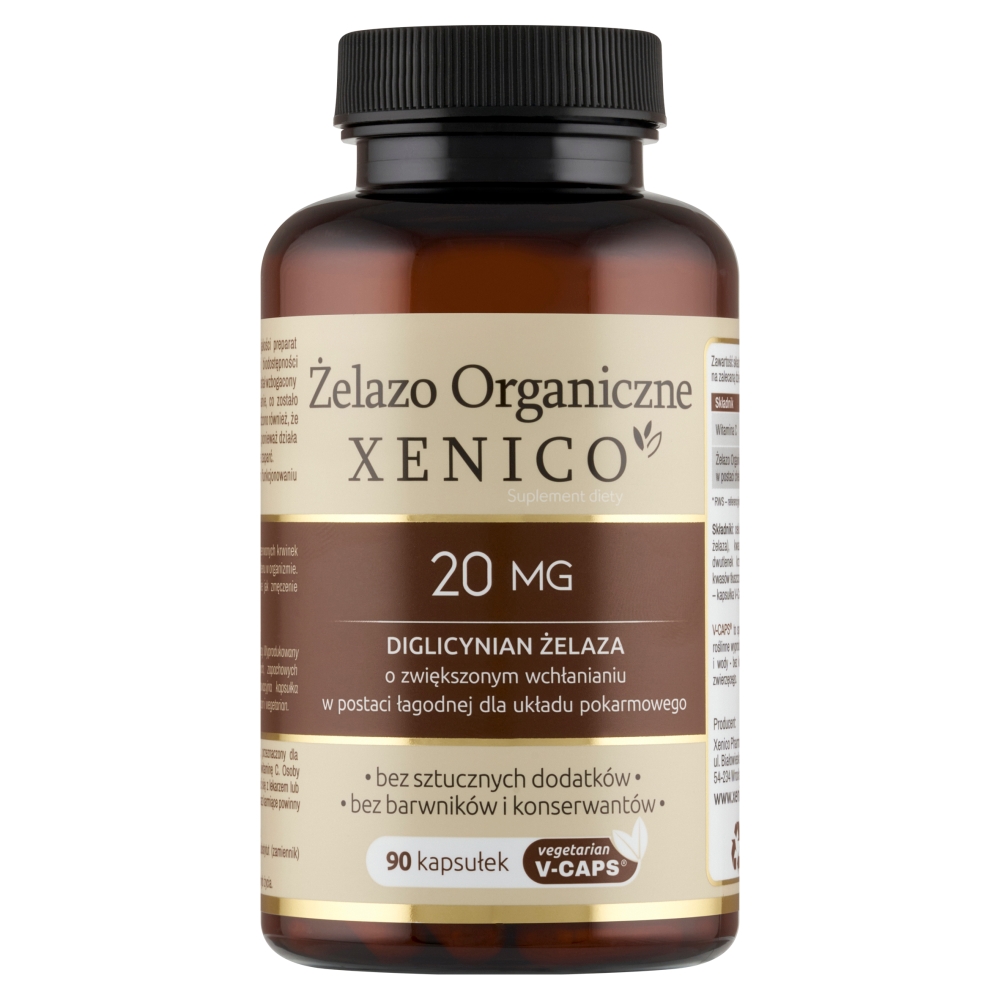 Xenico Żelazo organiczne, Kapsułki