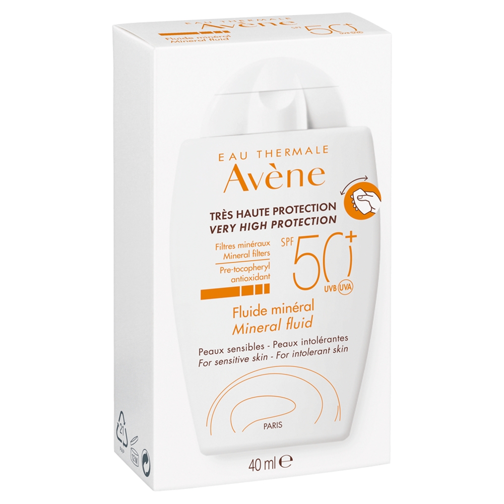 Avène Sun Fluido Minerale SPF50+ 40 ml