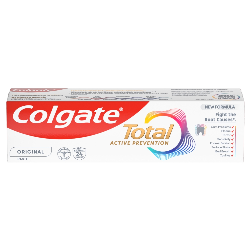 Colgate Total Original multiochronnapasta do zębów z fluorem, miętowa 
