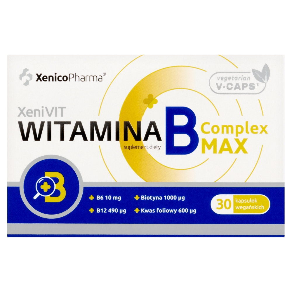 Xenivit Witamina B Complex Max, Kapsułki