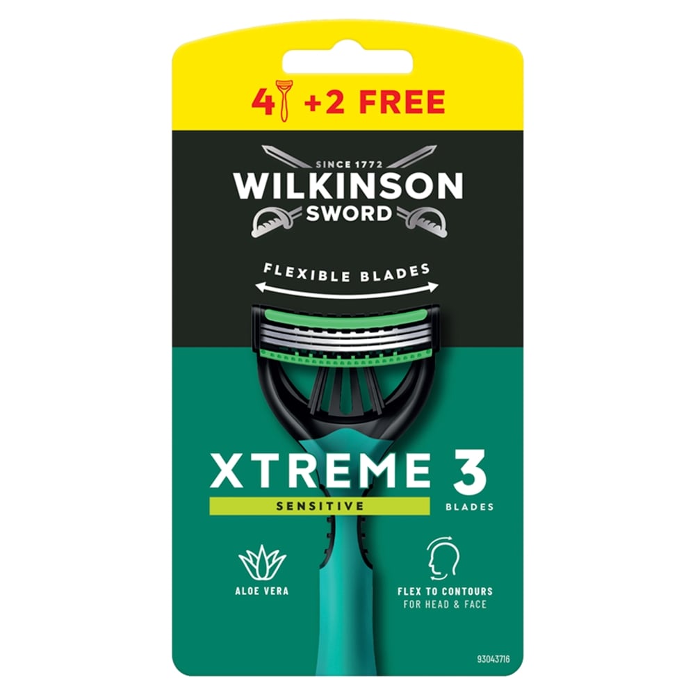 Wilkinson Sword Xtreme 3 Sensitive Maszynki 4+2 szt.