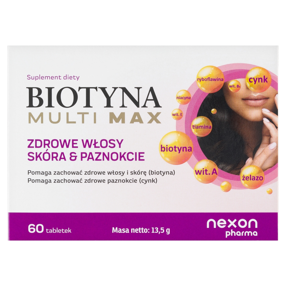 Nexon Biotyna Multi Max, tabletki powlekane 60 szt.