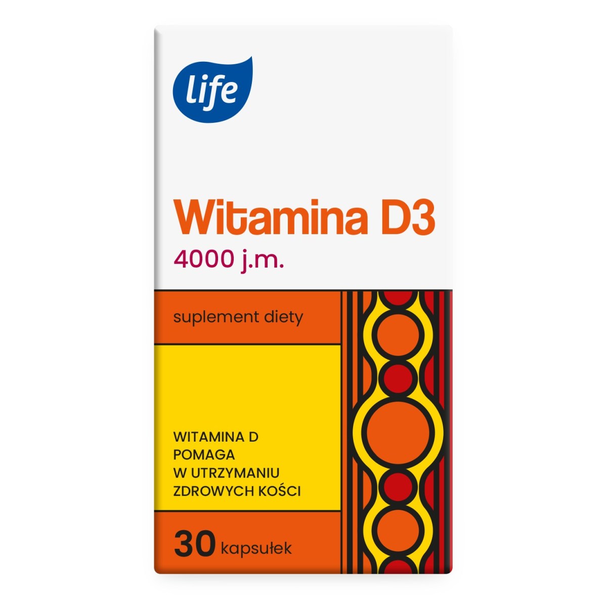 Life Witamina D 4000, Kapsułki