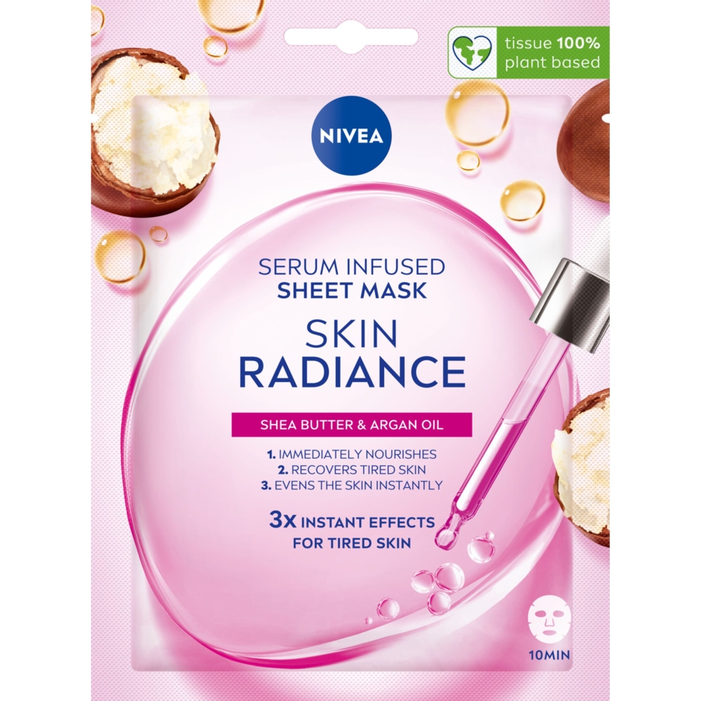 Nivea Skin Radiance Maska w płachcie z serum rozświetlającym 
