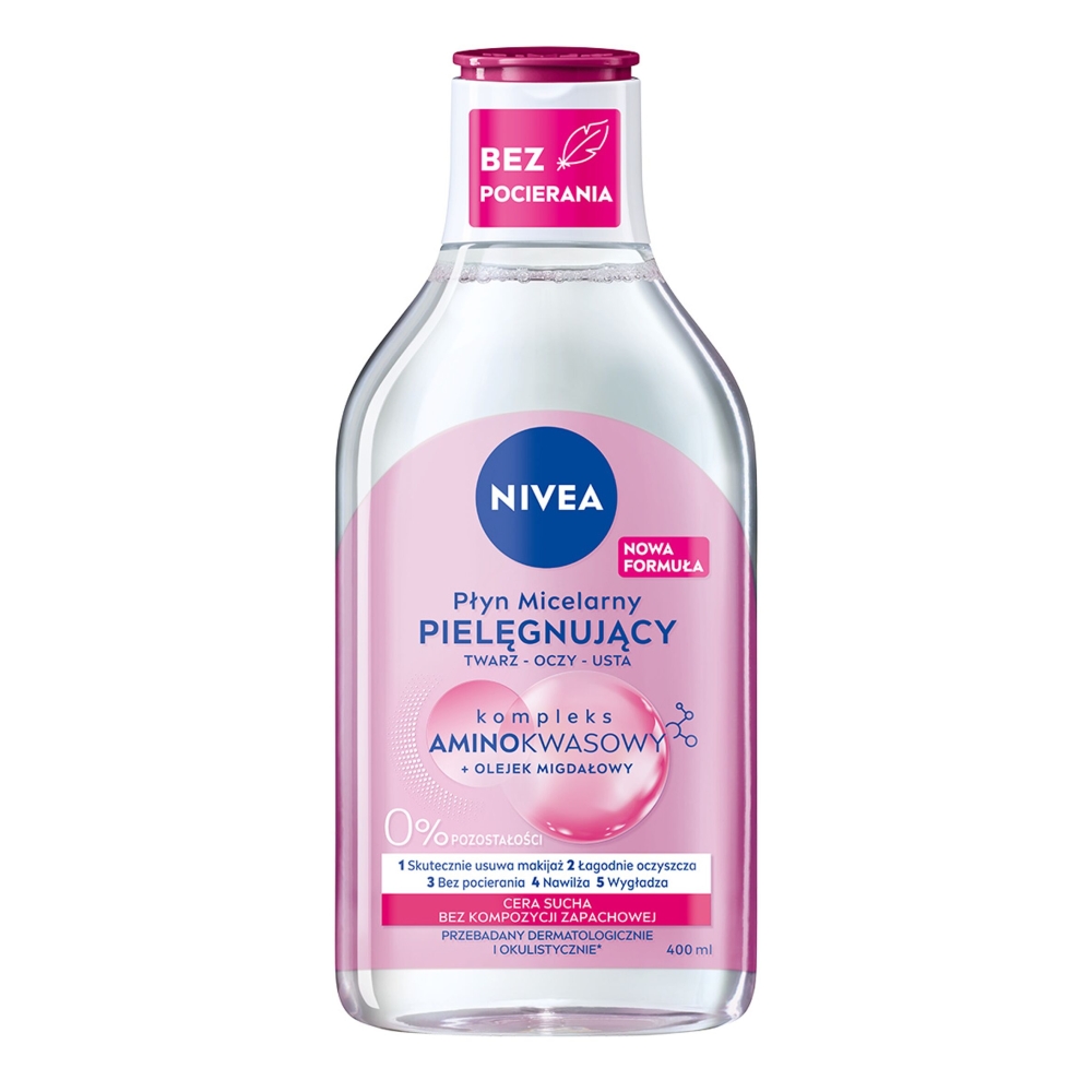 Nivea Visage Pielęgnujący płyn micelarny do skóry suchej 400 ml