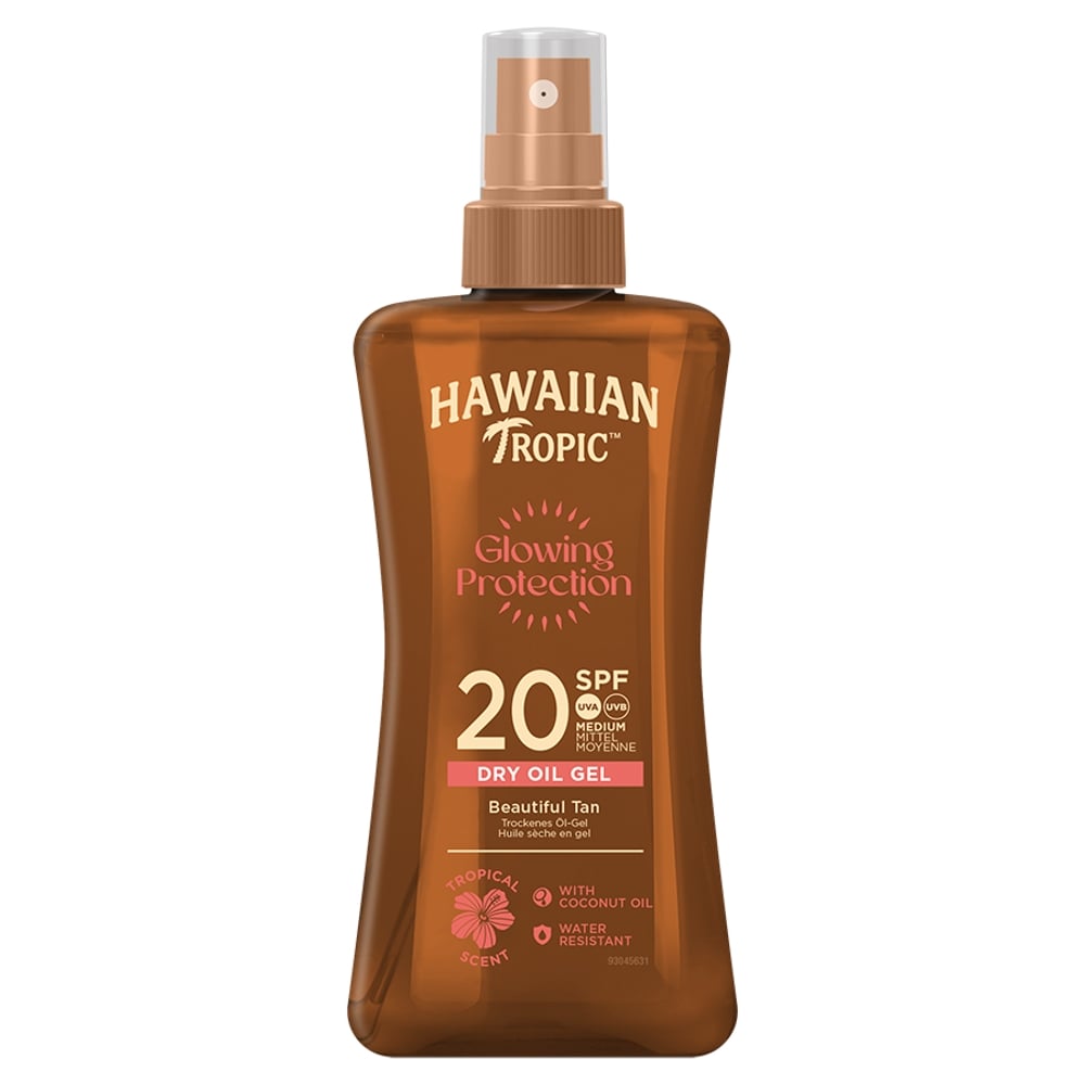 Hawaiian Tropic Suchy olejek ochronny do opalania SPF 20, ochrona UVA/UVB, 200 ml