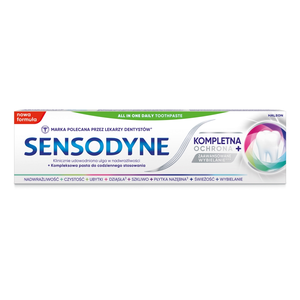 Sensodyne Kompletna Ochrona + Whitening Pasta do zębów