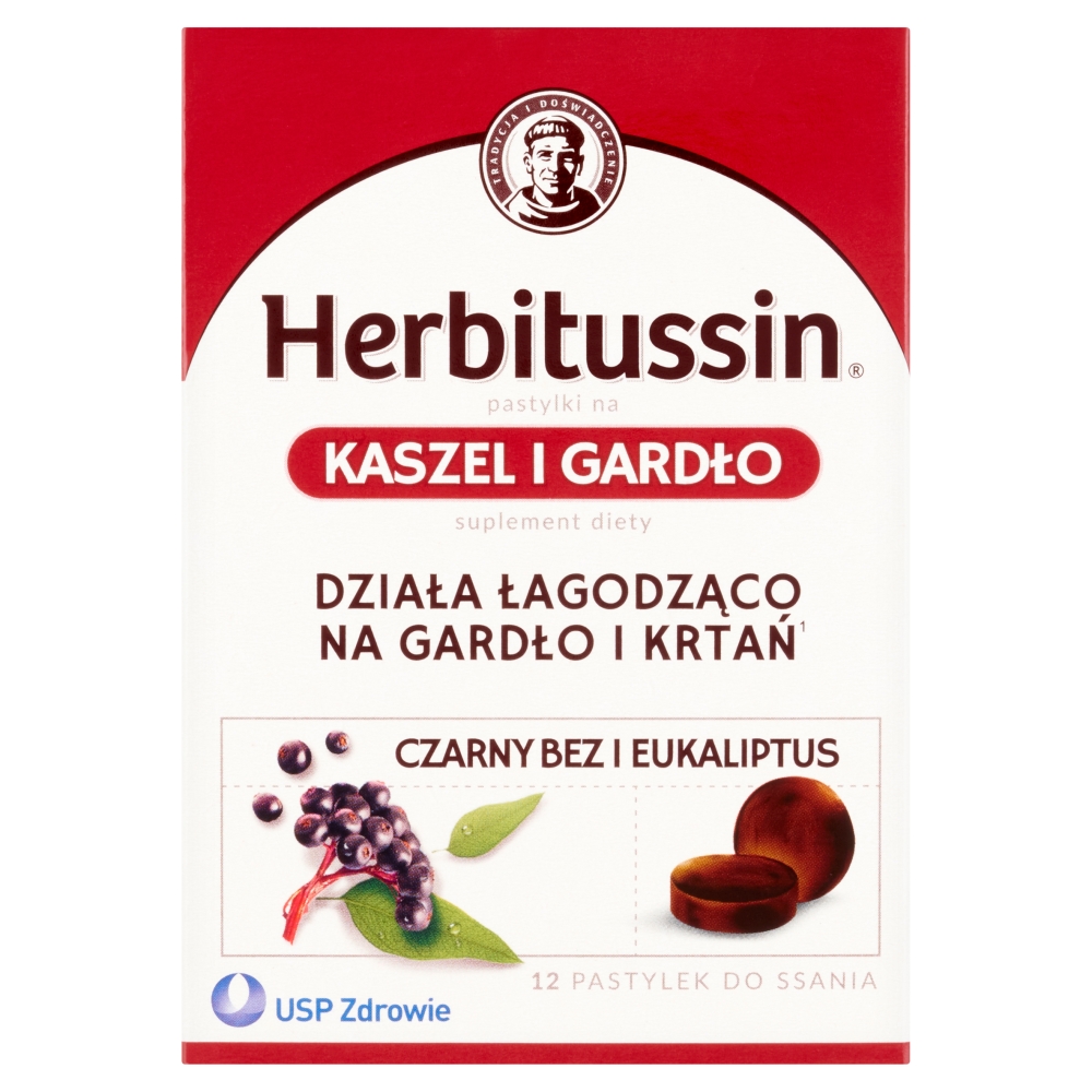 Herbitussin Kaszel i Gardło, Pastylki
