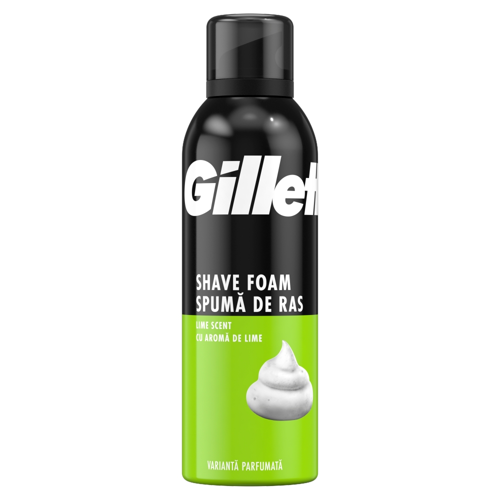 Gillette Pianka do golenia, Lime 