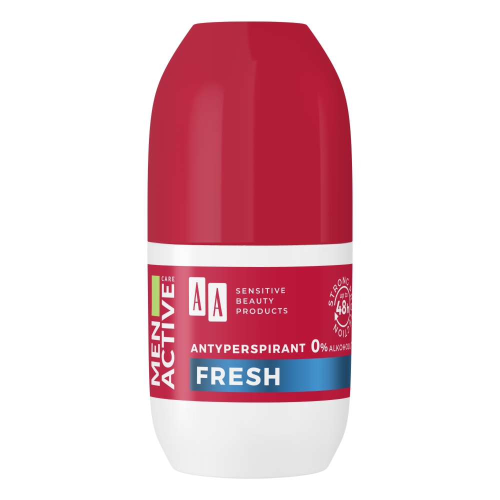 AA Deo Roll-on Men Active Care, Antyperspirant, Fresh