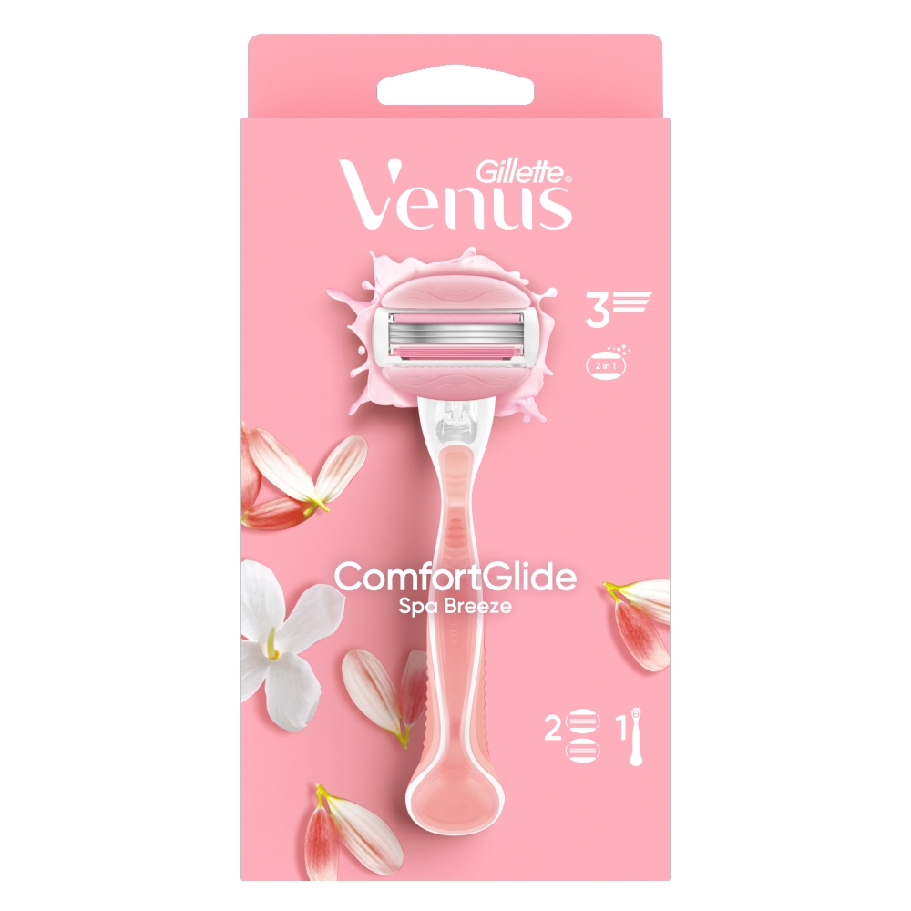 Gillette Venus Comfortglide Breeze Spa Maszynka do golenia + 2 ostrza