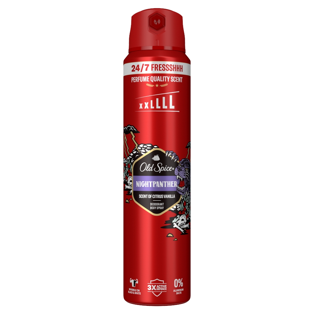 Old Spice Antyperspirant w sprayu, Nightpanther 