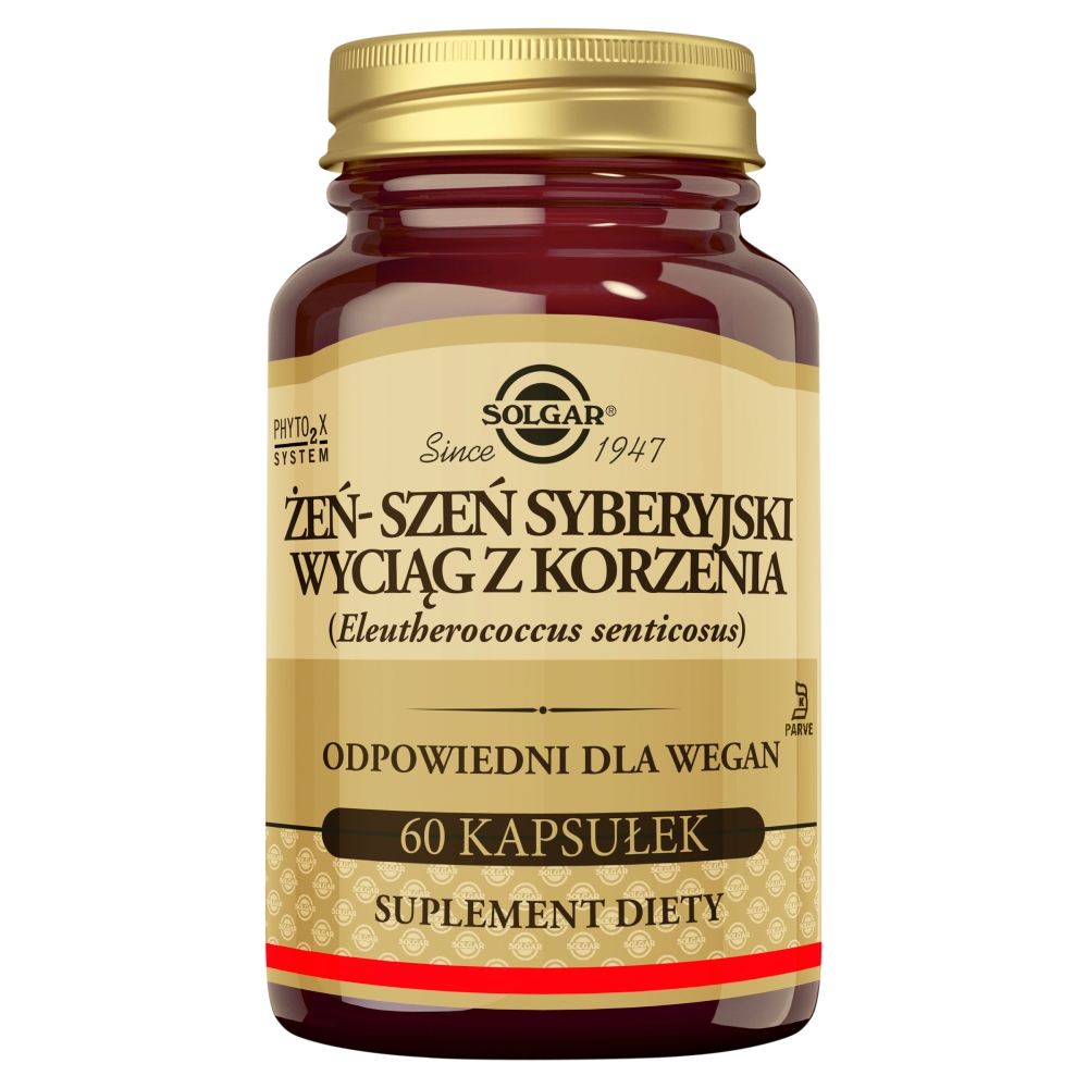 Solgar Żeń-szeń syberyjski kapsułki