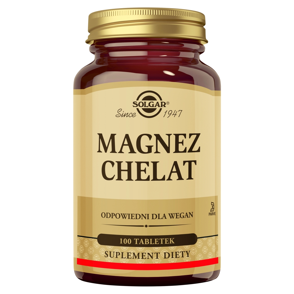 Solgar Magnez chelat tabletki