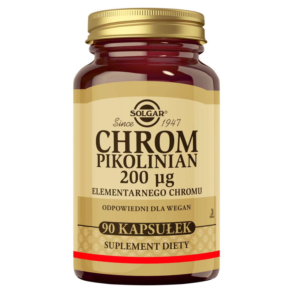 Solgar Chrom pikolinian 200 mcg kapsułki