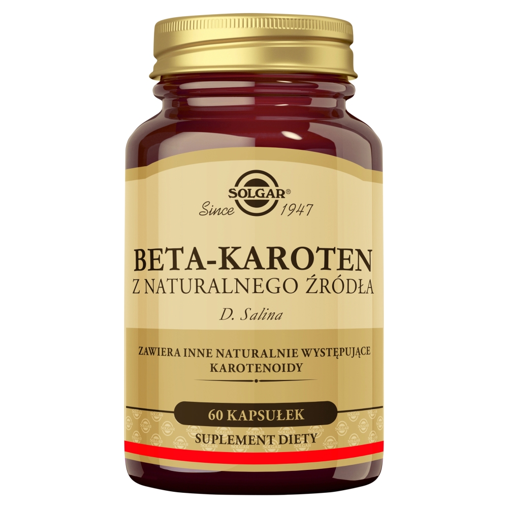 Solgar Naturalny Beta-karoten 7 mg kapsułki