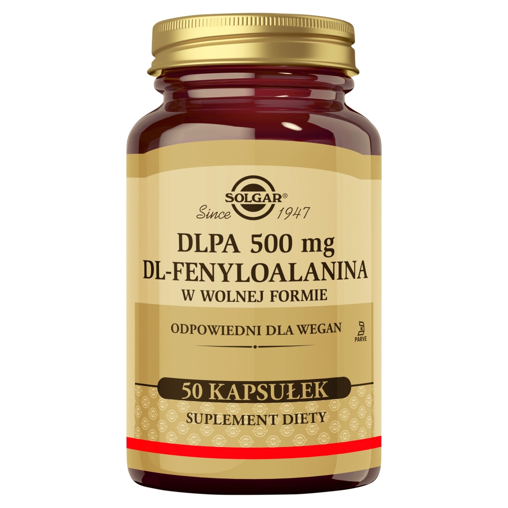 Solgar DLPA 500 mg kapsułki