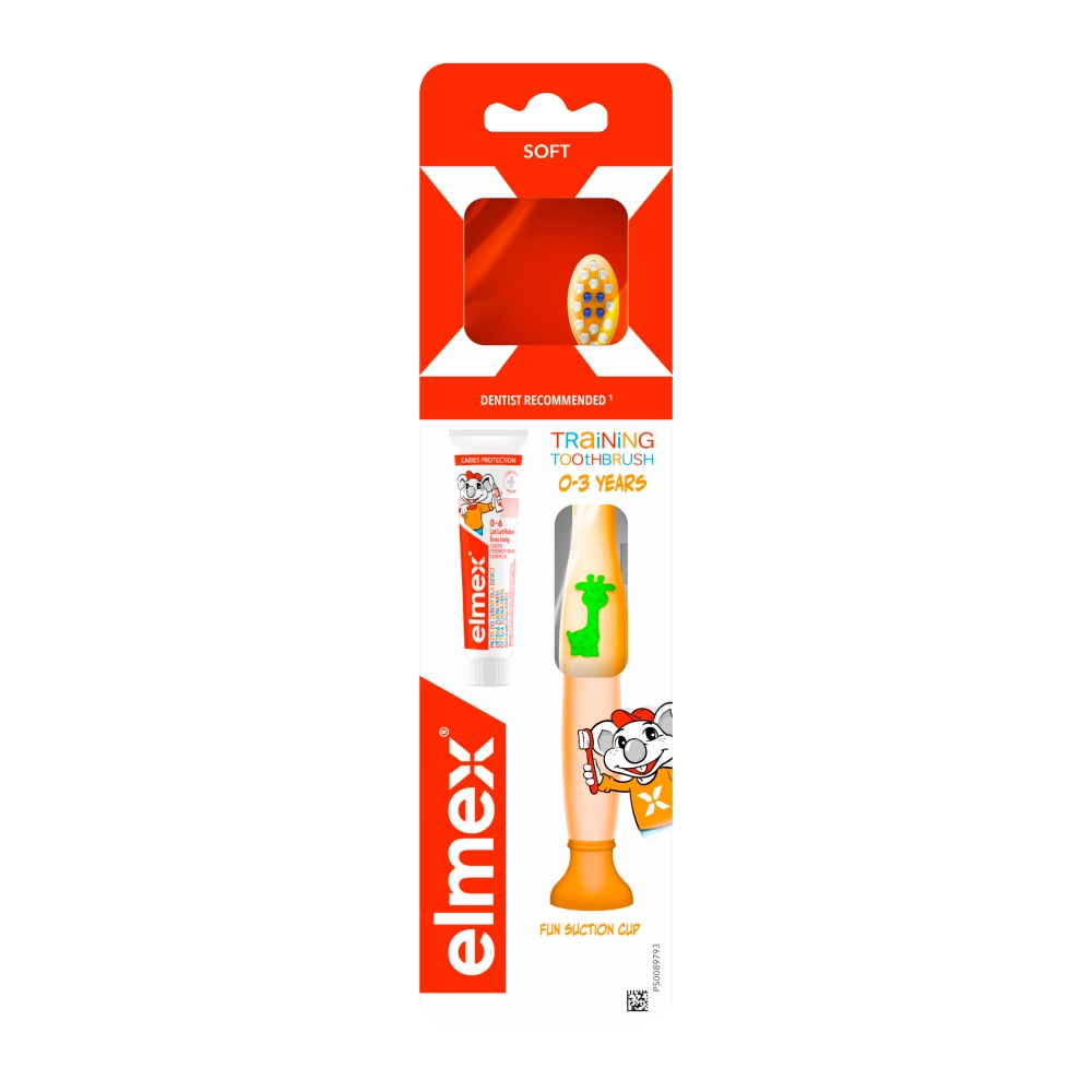 Elmex Szczoteczka do zębów dla dzieci 0-3 Lat Miękka