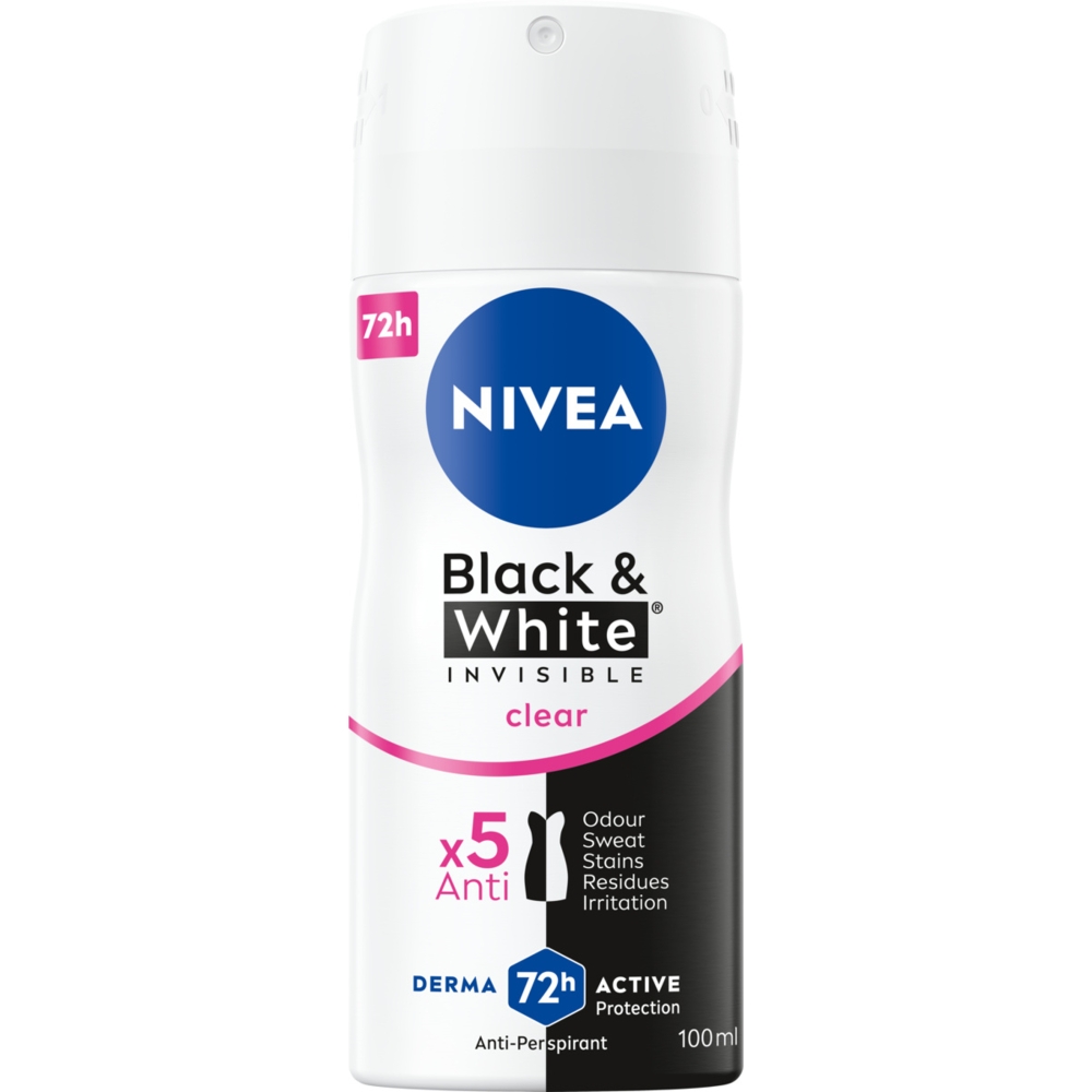 Nivea Deo Ap Spray Black&White Invisible Travel 