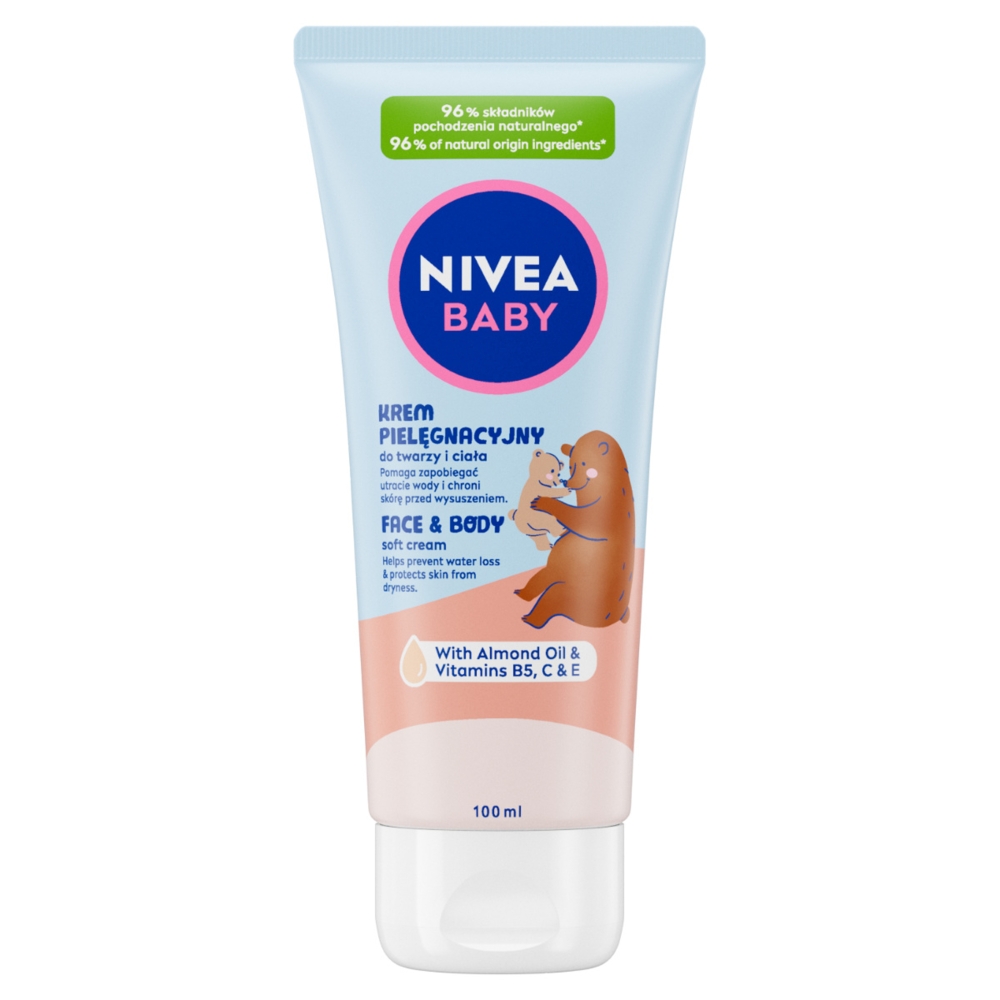 Nivea Baby Delikatny Krem do twarzy i ciała 100 ml