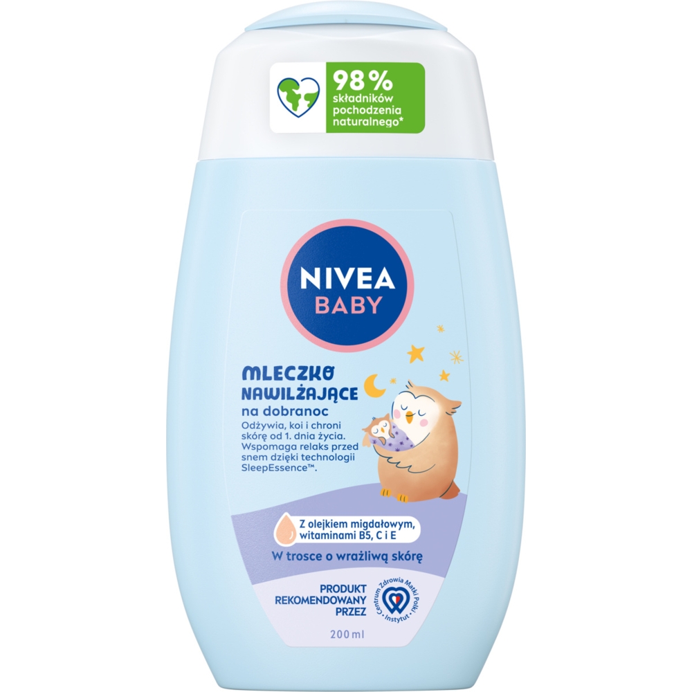 Nivea Baby Wyciszające Mleczko nawilżające 200 ml