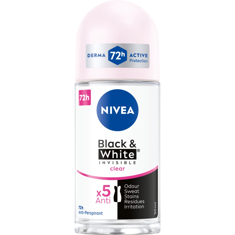 Nivea Deo Ap Roll-On Black&White Clear
