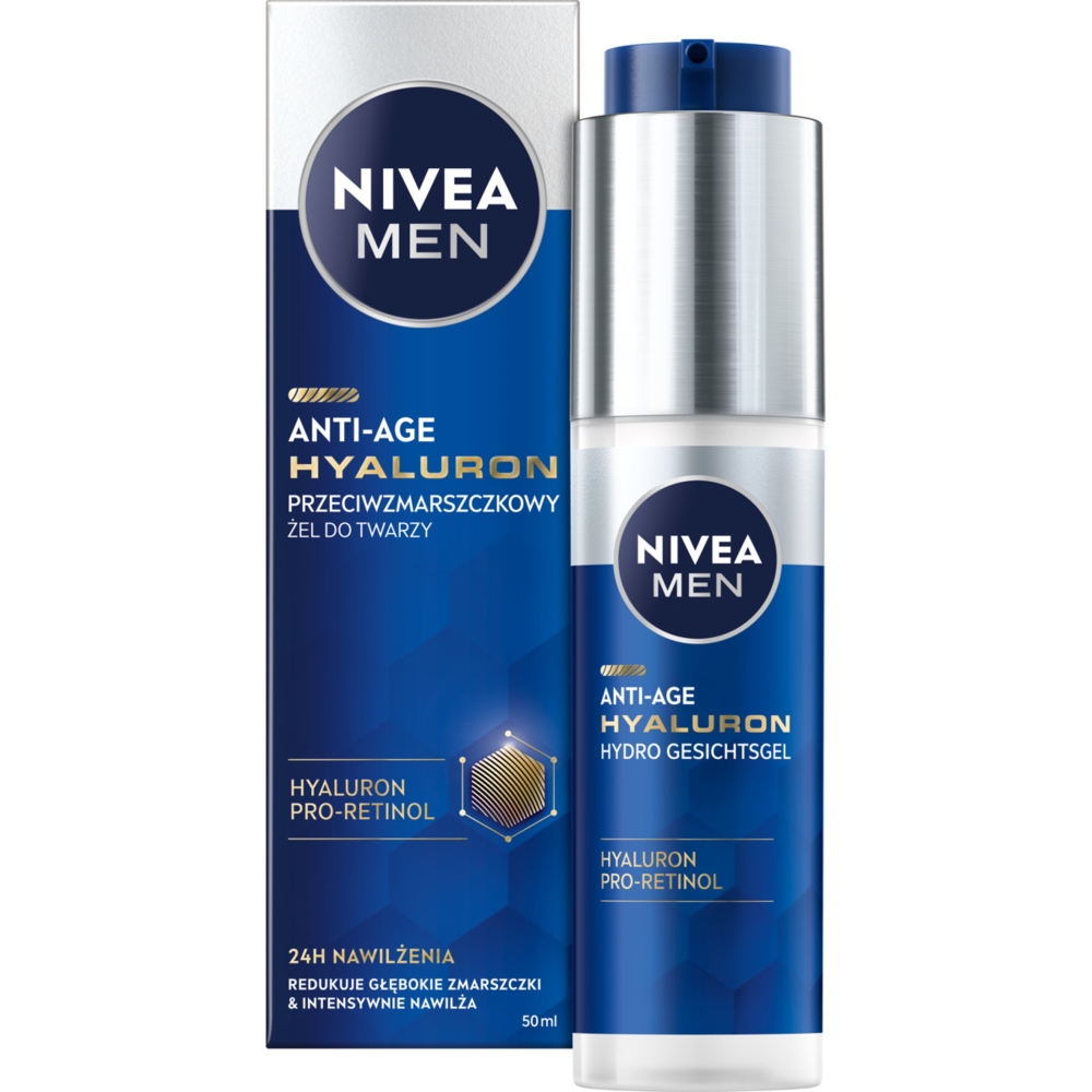 Nivea Men Hyaluron Przeciwzmarszczkowy żel do twarzy
