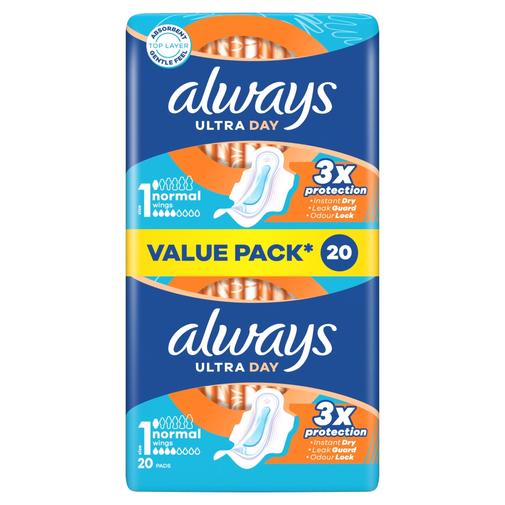 Always Ultra Norm+ Duo Podpaski, 2x10 szt.