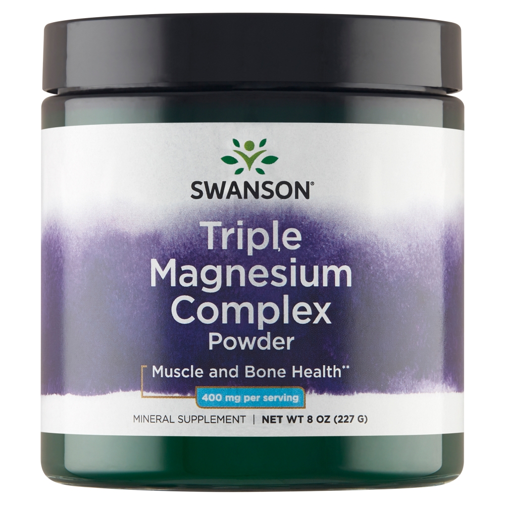 Swanson Triple Magnesium Complex, proszek 227 g