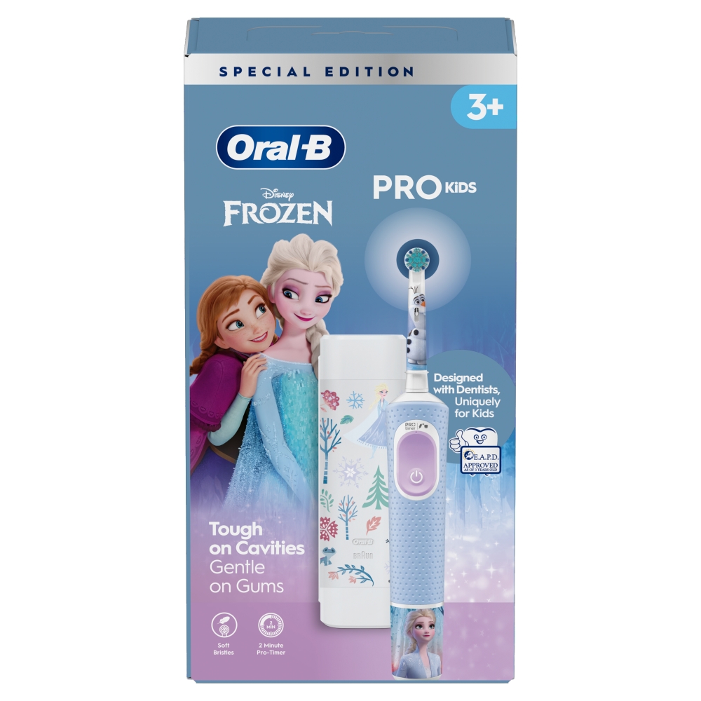 Oral-B Pro Kids Szczoteczka elektryczna, Frozen + Etui