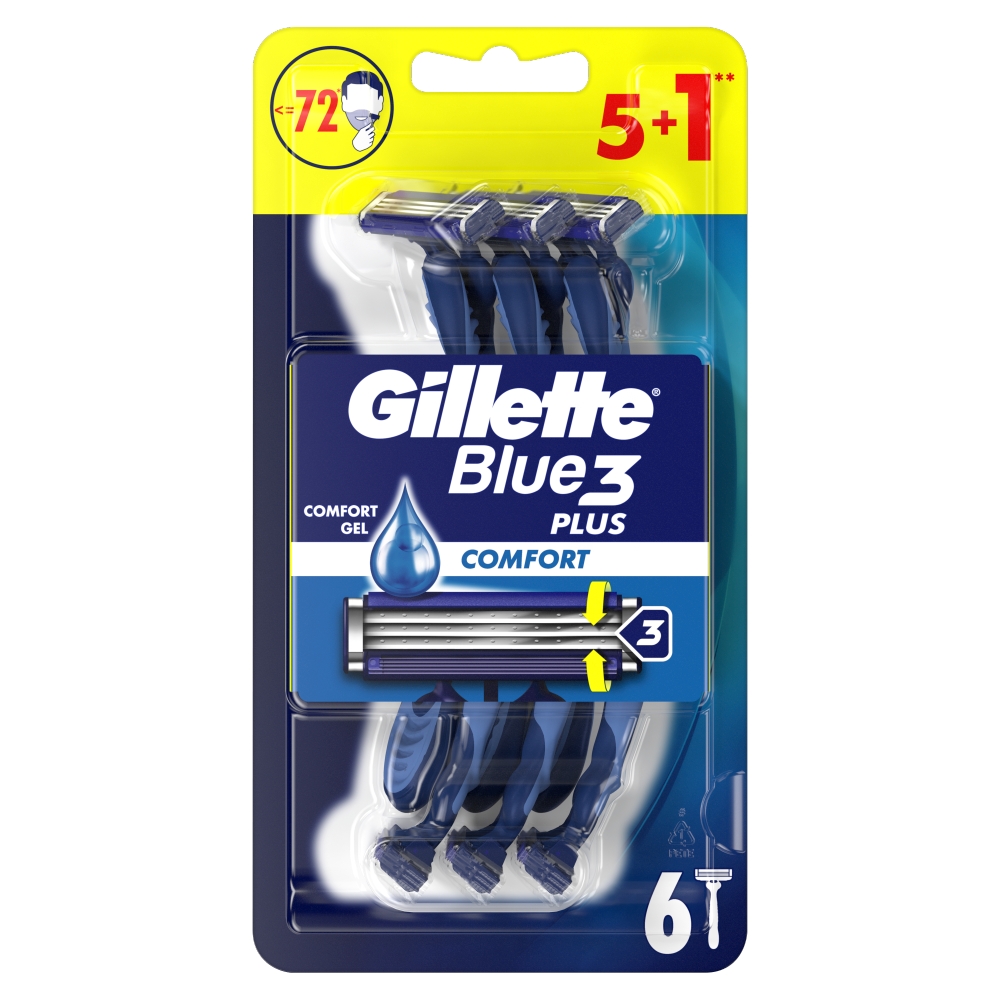 Gillette Maszynki do Golenia Blue3 Comfort 5+