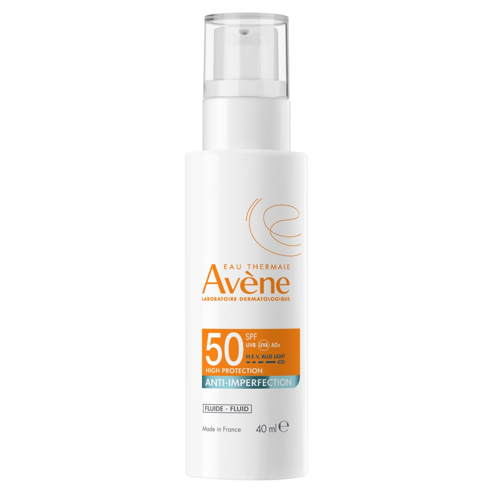 Avène Sun Wysoka ochrona Fluid przeciw niedoskonałościom, SPF50+ 