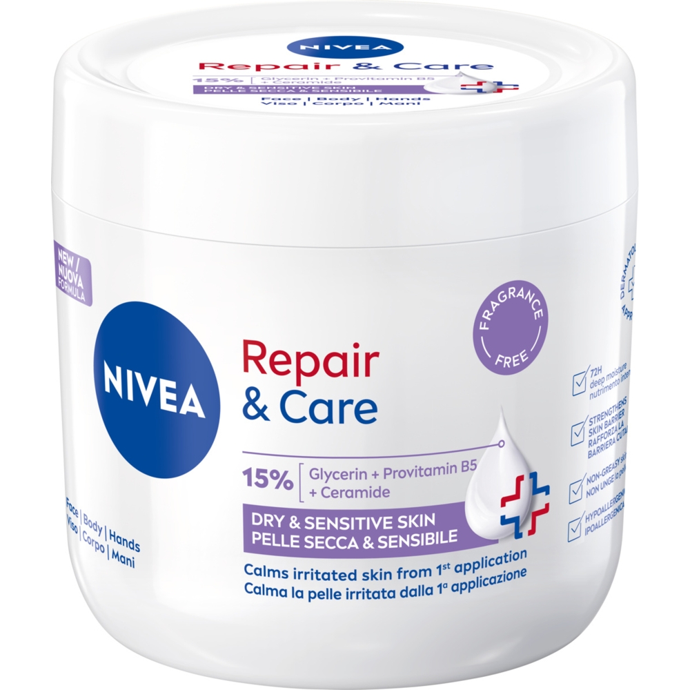 Nivea Repair & Care Sensitive Krem multifunkcyjny do skóry wrażliwej