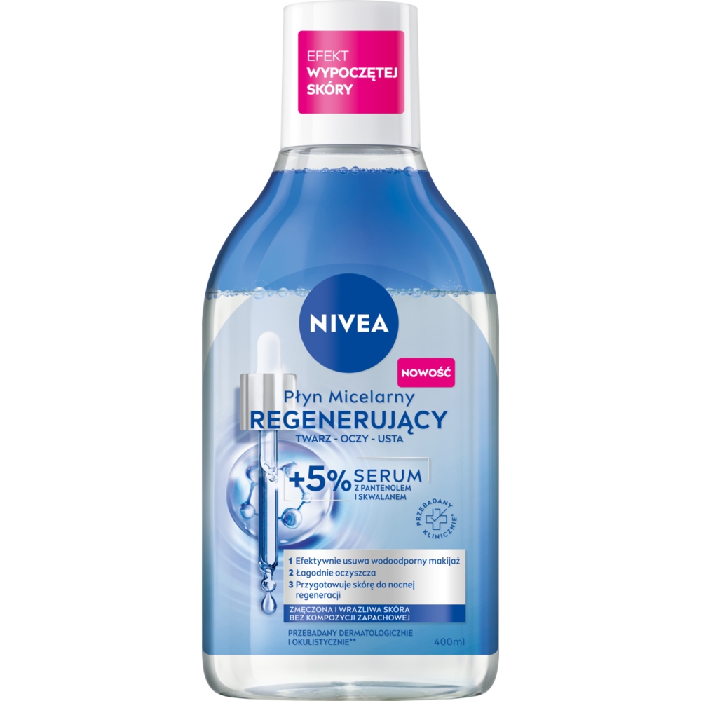 Nivea Regenerujący 5% serum - płyn micelarny 400ml