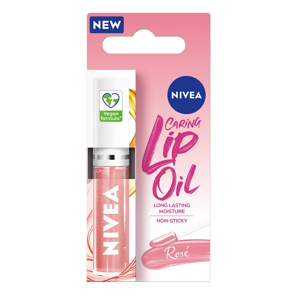 Nivea Oil Pielęgnujący Olejek do ust Rose 4,