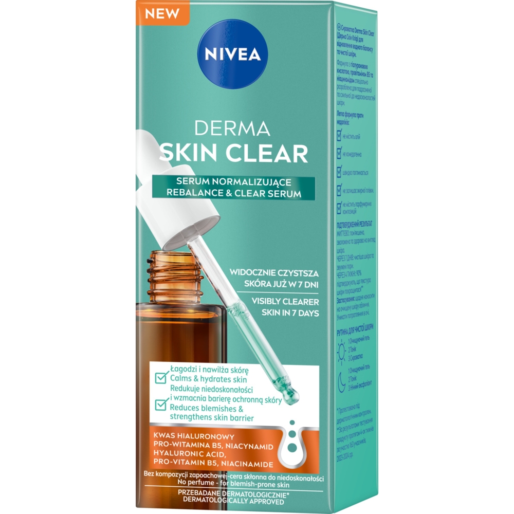 Nivea Derma Skin Clear Serum dla skóry skłonnej do niedoskonałości 
