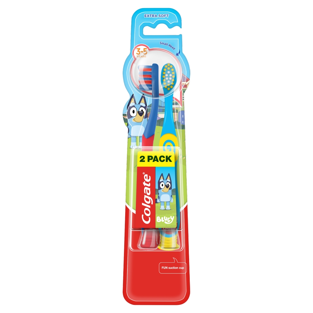 Colgate Kids Szczoteczka do zębów Bluey (3-5 lat), Duopack