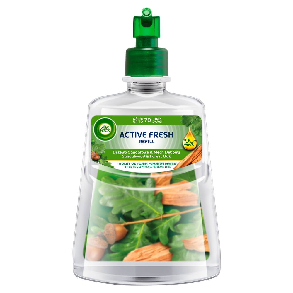 Air Wick Active Fresh Drzewo Sandałowe & Mech Dębowy/Forest Oak &Sandalwood, Wkład