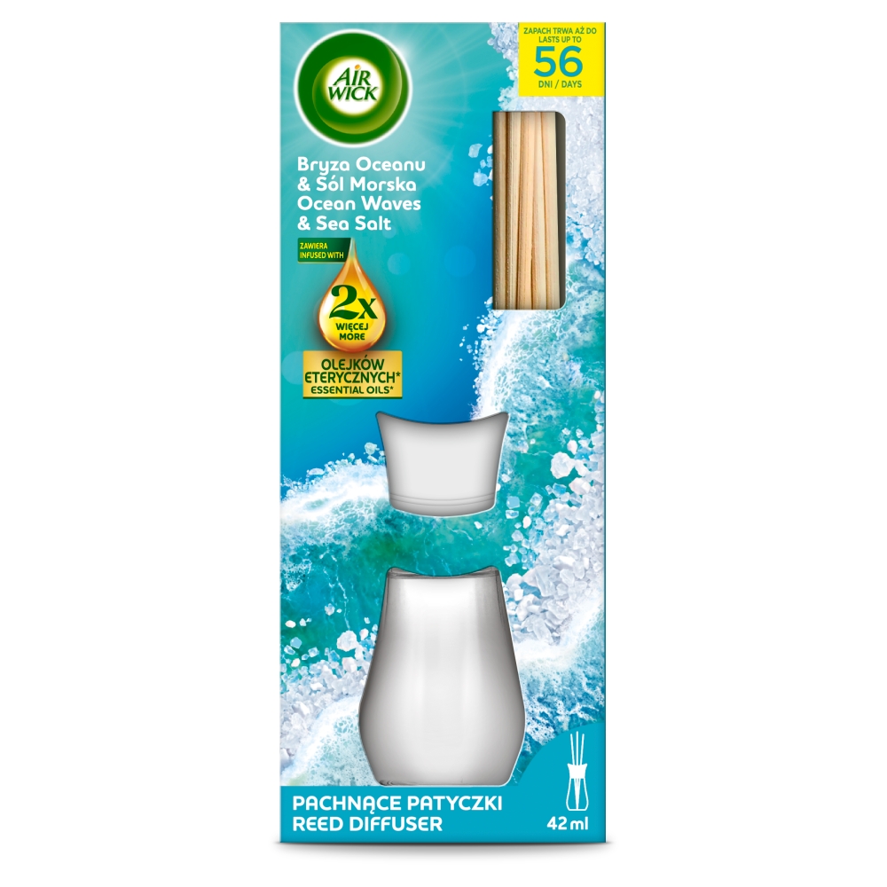Air Wick Patyczki zapachowe Bryza Oceanu & Sól Morska/Ocean Waves & Sea Salt