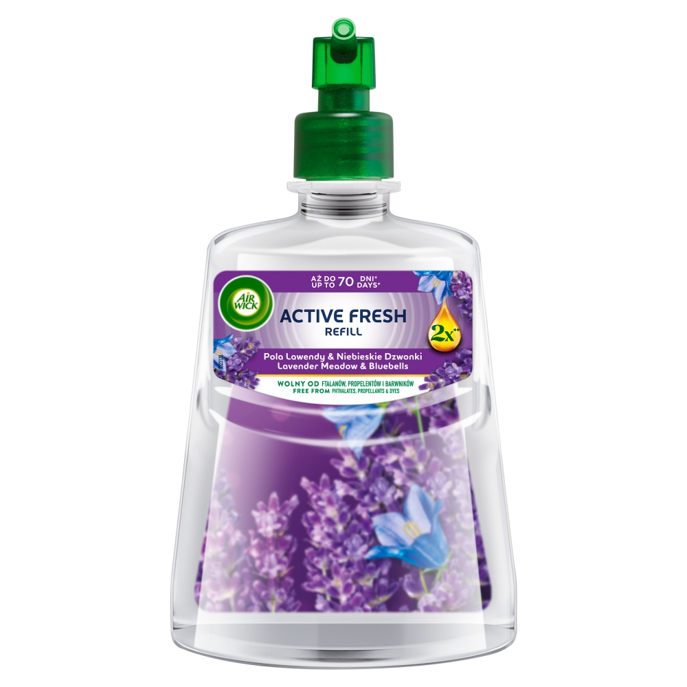 Air Wick Active Fresh Pola Lawendy & Niebieskie Dzwonki/Lavender Meadow & Bluebells, Wkład 