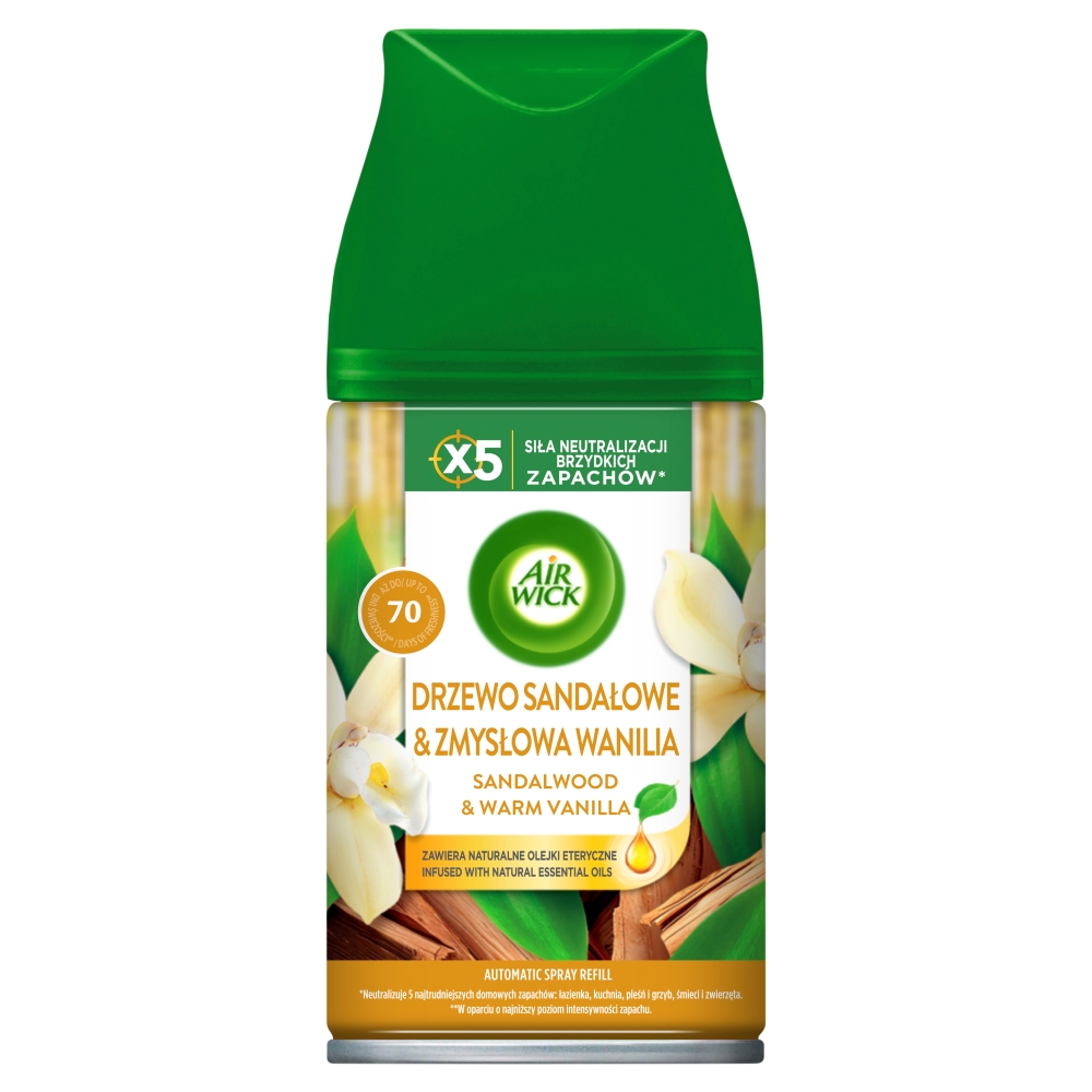 Air Wick Freshmatic Drzewo Sandałowe i Zmysłowa Wanilia/Sandalwood & Warm Vanilla, Wkład
