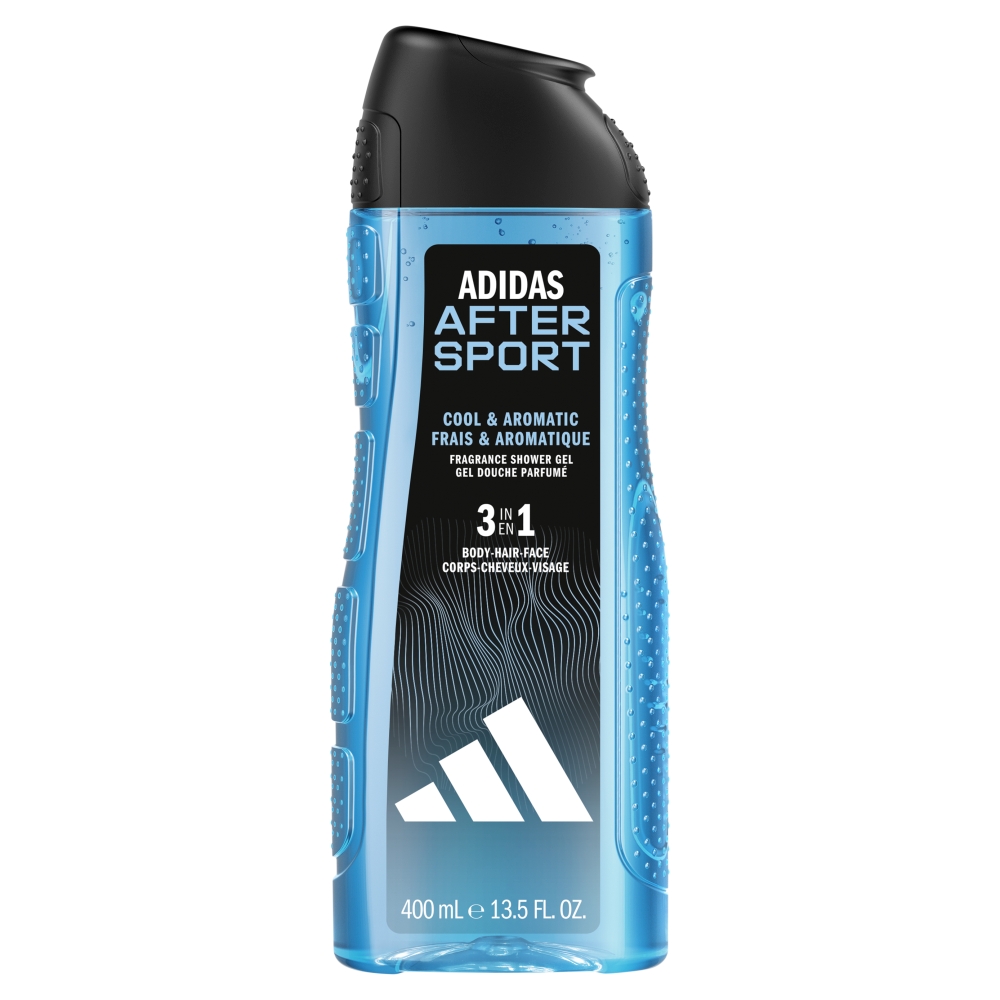 adidas After Sport żel pod prysznic 3 w 1 dla mężczyzn, 400ml