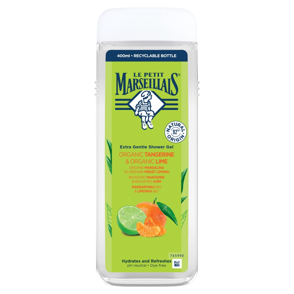 Le Petit Marseillais Żel pod prysznic Mandarynka Bio & Limonka Bio, 400 ml
