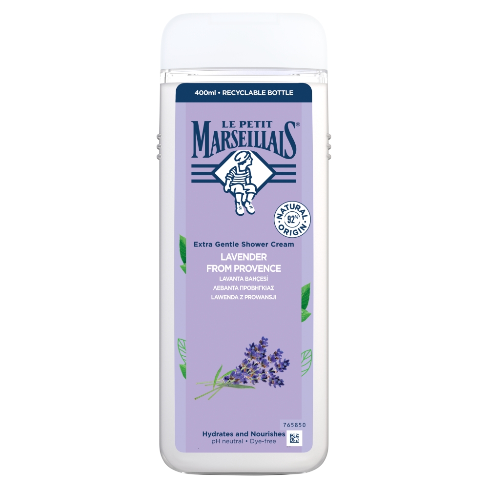 Le Petit Marseillais Kremowy Żel pod prysznic Lawenda z Prowansji, 400 ml